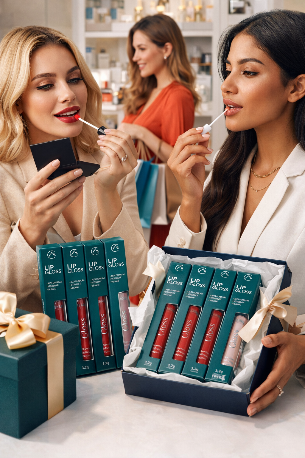 Caixa com 5 Lip Gloss Catharine Hill — brilho profissional todos os dias - Imagem 4