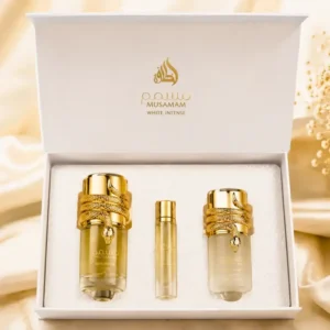 Kit Musamam White – Perfume 100ml + Perfume de Bolsa 12ml + Perfume Capilar 50ml